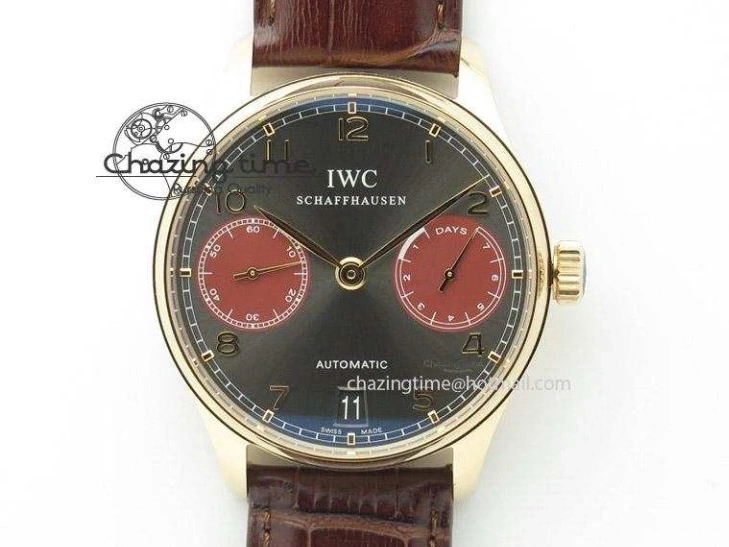 MIROTIME 0413 ZeroBulk Portuguese Real PR IW500715 SS AZF 1:1 Best Edition White Blue Dial on Blue Leather Strap A 7034